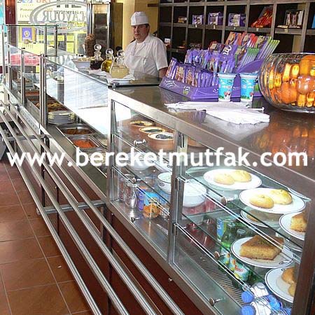 Yemek ısıtıcı tezgahı çorbalık bölmeli