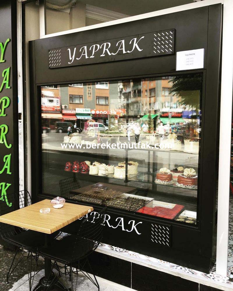 Dış cephe dikey pasta dolabı