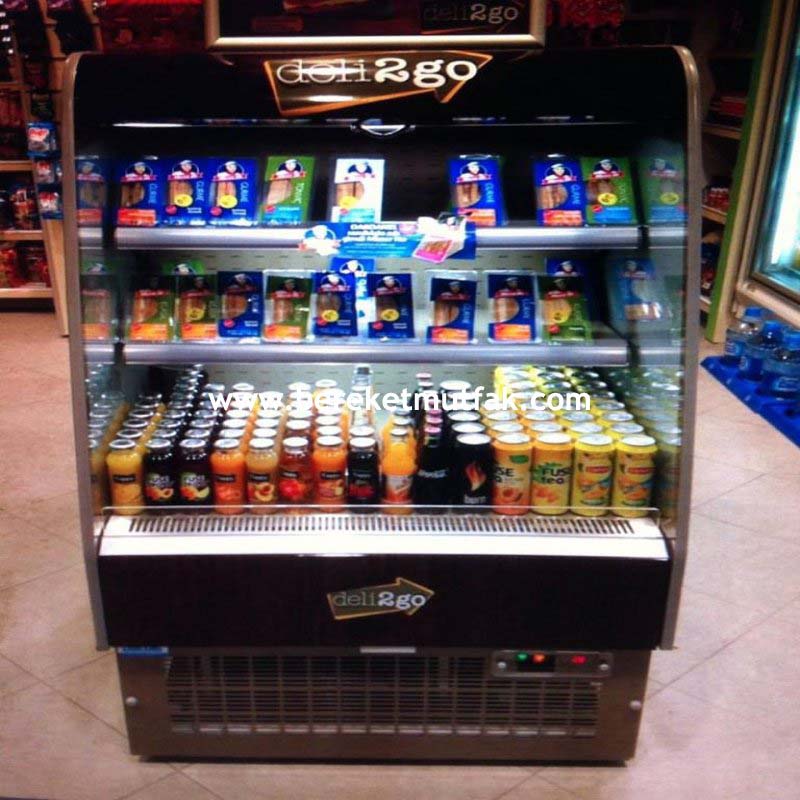Market benzinlik içecek dolapları