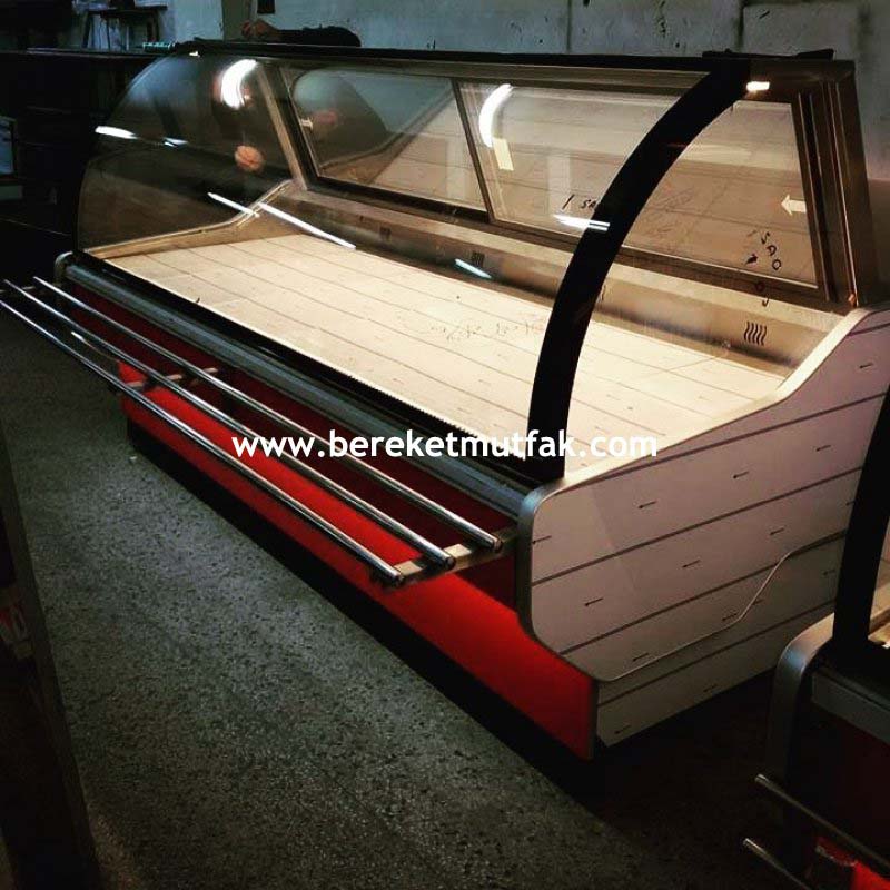 Şarküteri dolabı bombe camlı