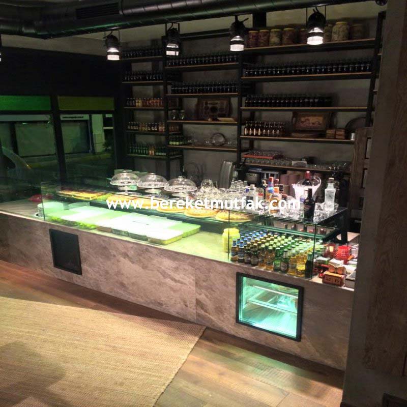 Meze salata soğutmalı teşhir dolabı