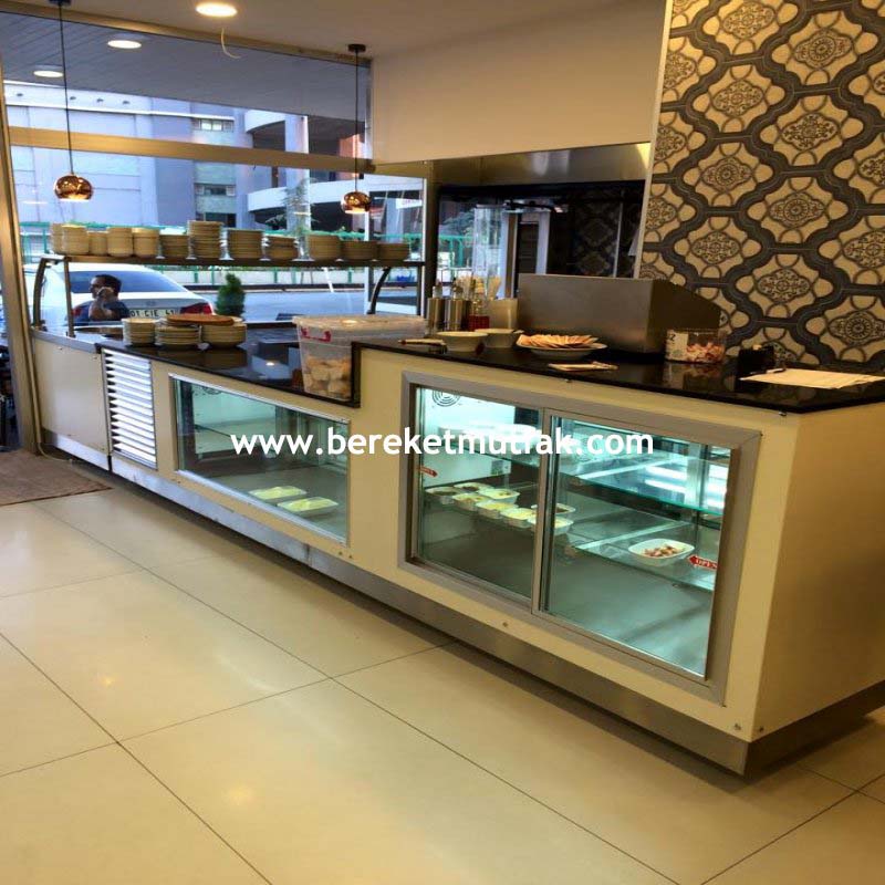 Sosyal tesis yemekhane tezgahları