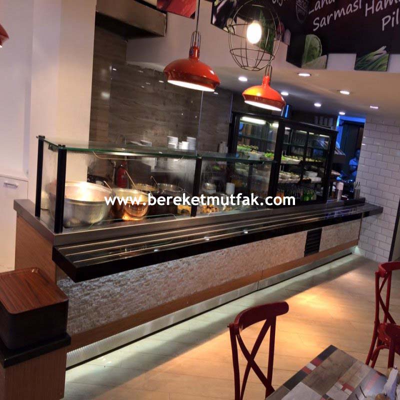 Benmari yemek ısıtıcı tezgahları çorbalık