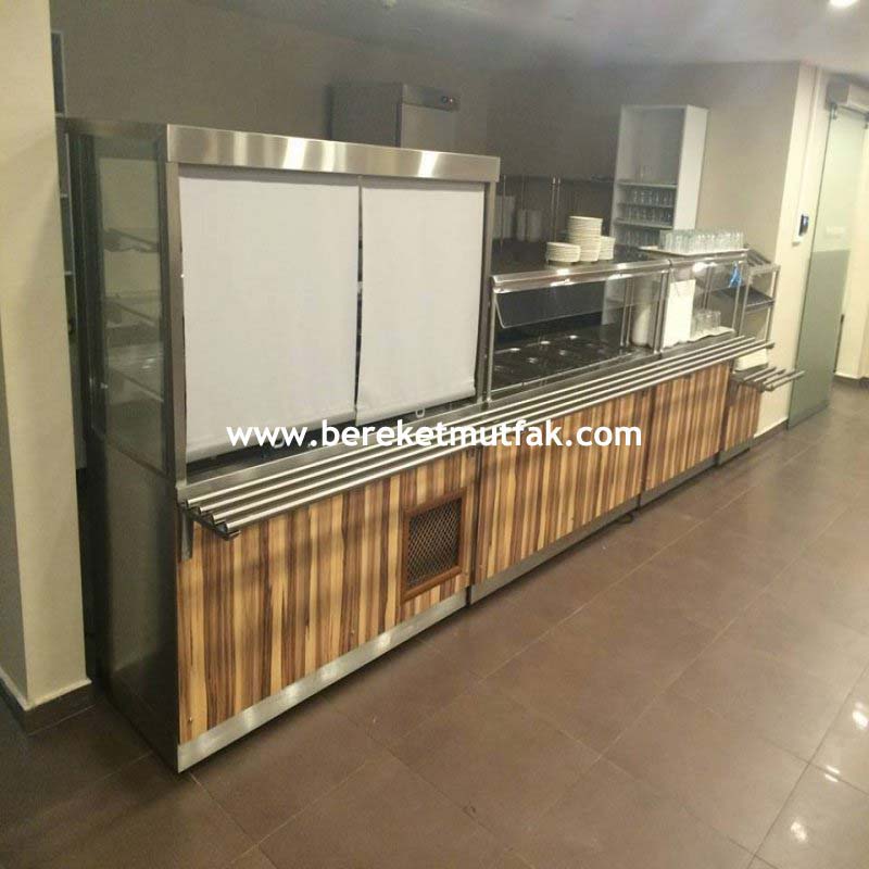 Self Servis Yemek Üniteleri paslanmaz tezgahları