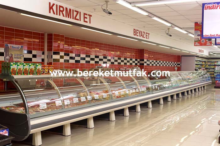 Kasap şarküteri dolapları soğutmalı