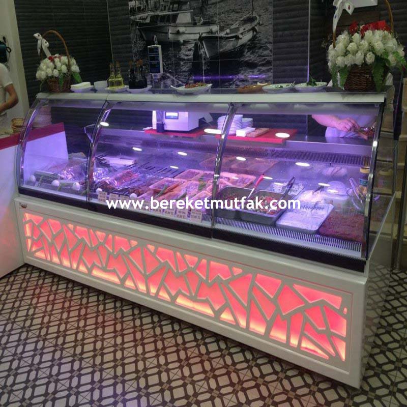 Bombe camlı et şarküteri dolap fiyat