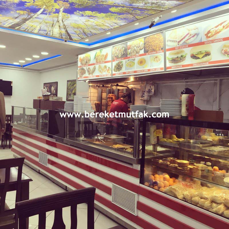 Yurt yemekhanesi ısıtıcı benmari tezgah