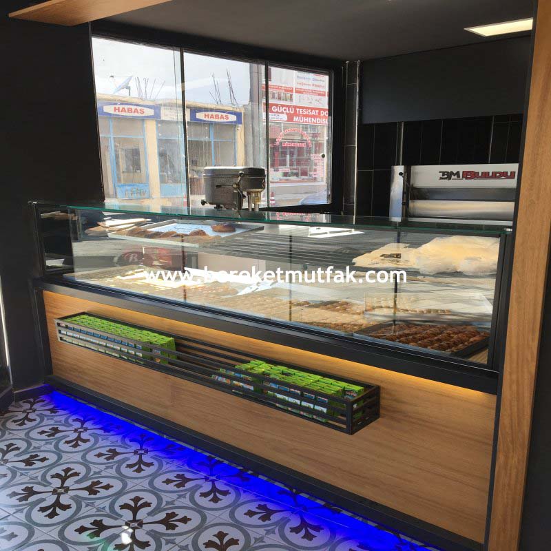Baklava vitrin tezgahı
