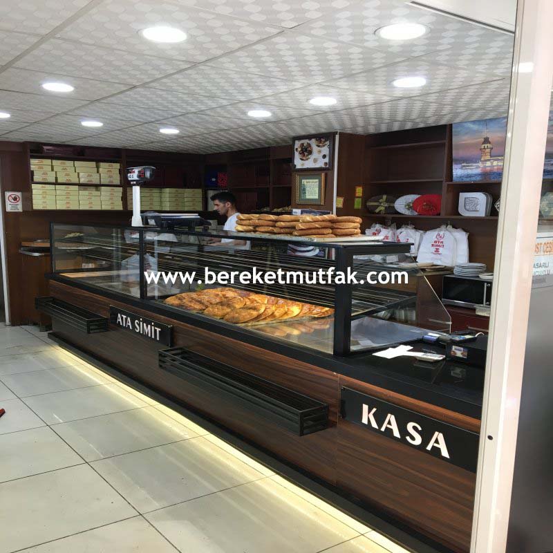 Fırın unlu mamüller teşhir tezgahları